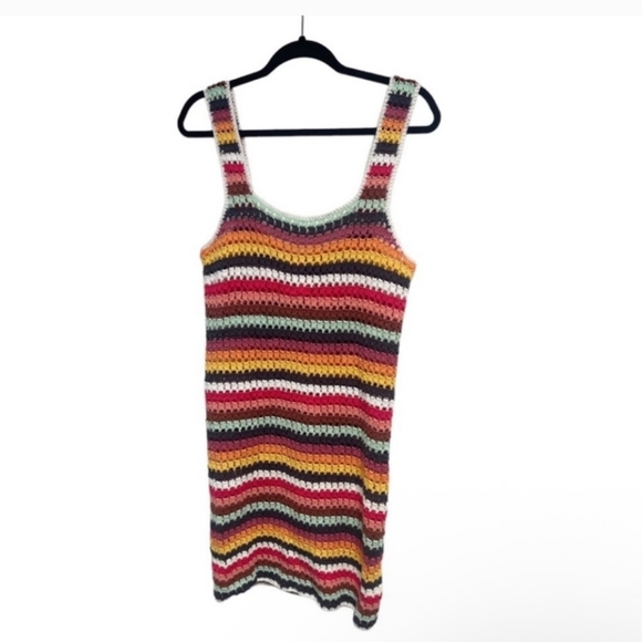 Marine Layer Fiona Rainbow Crochet Dress - Picture 3 of 3